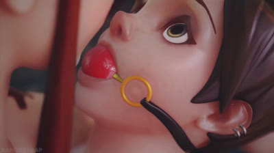 Lesbian overwatch with Brigitte and Tracer