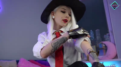 Ashe Cosplay Overwatch Anal