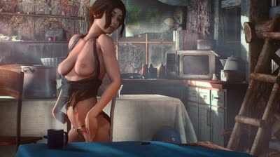 Lara Croft Selfdrillingsms Animación 3D