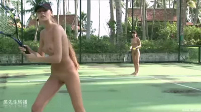 Four sexy tennis players (Anna S (Anna Sbitna), Ivette Blanche, Paulina (Yulia Brichkovskaya), Angelica)