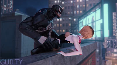 Spider Gwen baisée par Venom Porno 3D